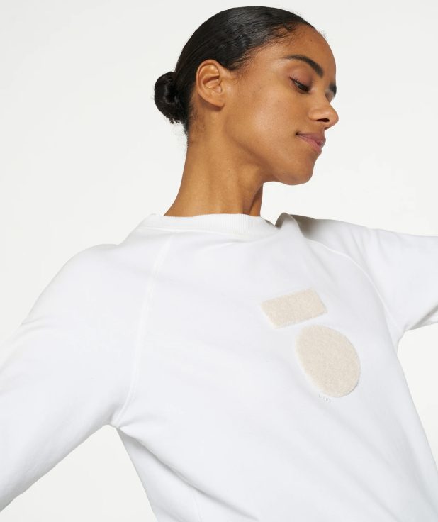 Sweater Crew Neck White 10Days
