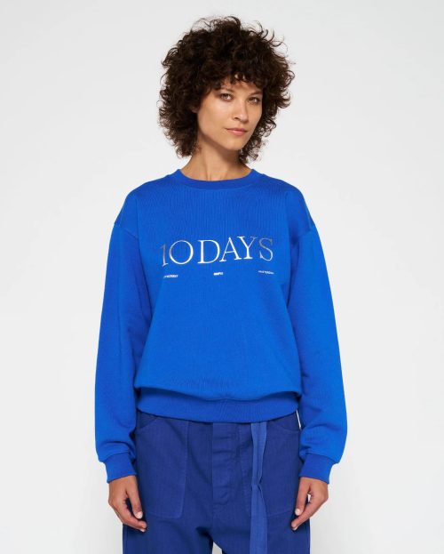 Sweater Logo 10Days blauw