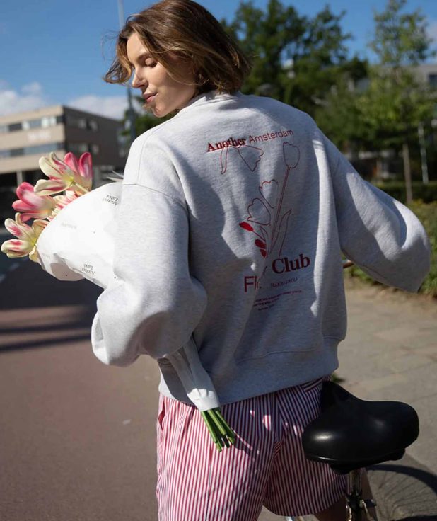 Sweater Jaxy Another Label grijs melange