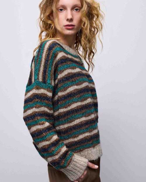 Sweater Stripe Multicolor Summum 2