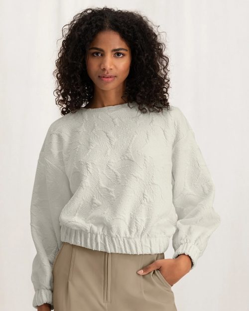 Sweater Structure Ivory White Yaya