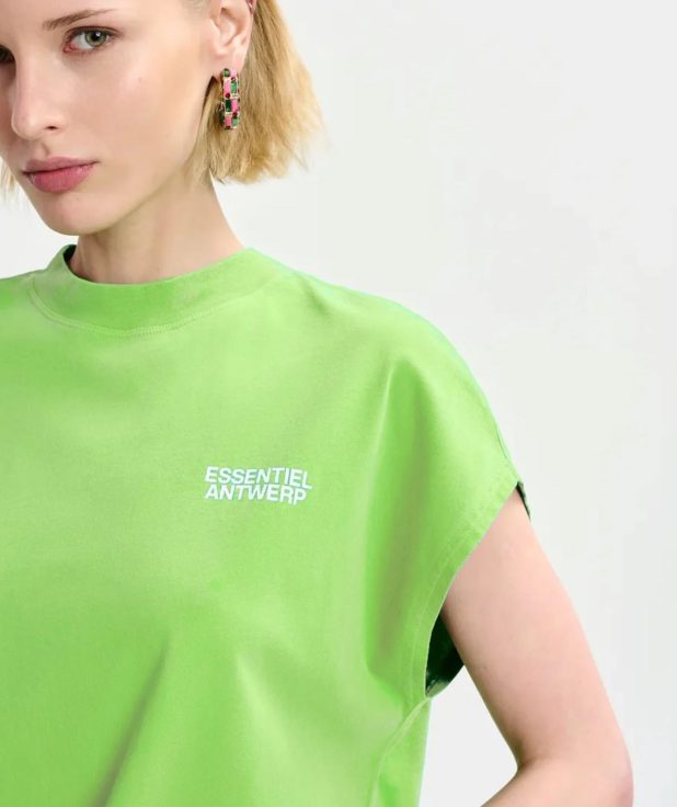 T-shirt Halarm Essentiel Antwerp groen citroen