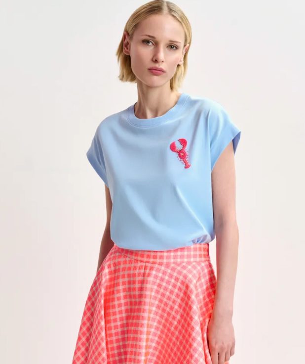 T-shirt Hobster Essentiel Antwerp blauw