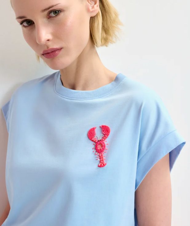 T-shirt Hobster Essentiel Antwerp blauw2