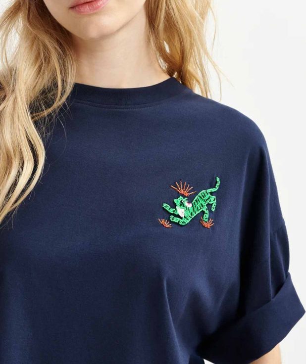 T-shirt Hungle Blauw Essentiel Antwerp 1