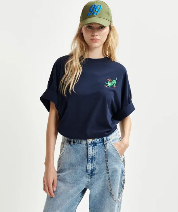 T-shirt Hungle Blauw Essentiel Antwerp