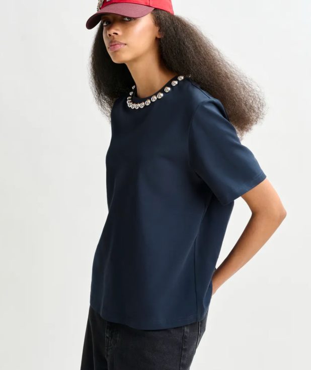 T-shirt Intenso Blauw Essentiel Antwerp