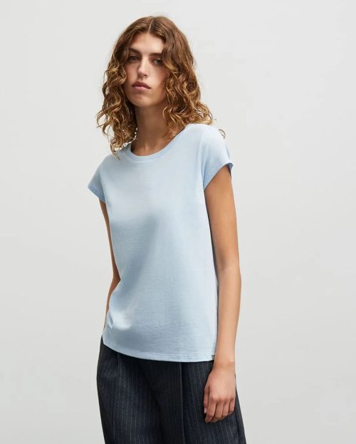 T-shirt Teasy Light Blue Mads Norgaard lichtblauw