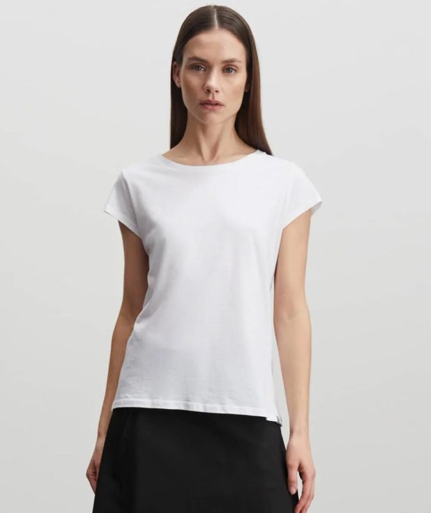 T-shirt Teasy White Mads Norgaard wit
