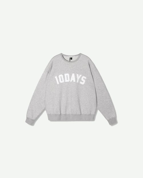 Statement Sweater Grey 10Days grijs