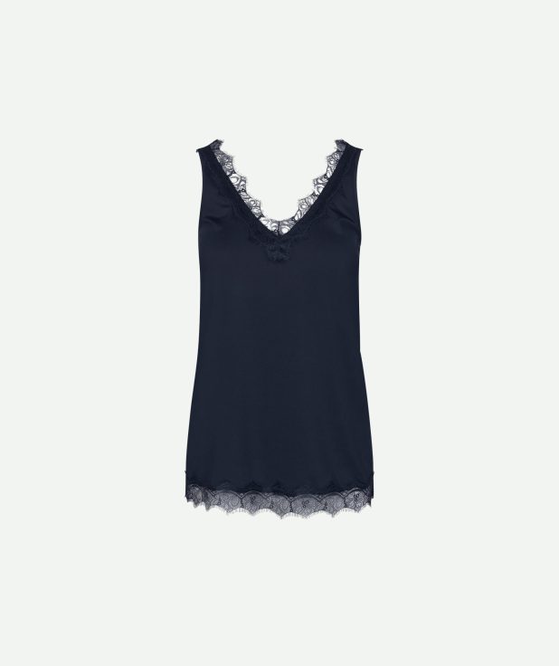 Top Billie Dark Blue Rosemunde blauw