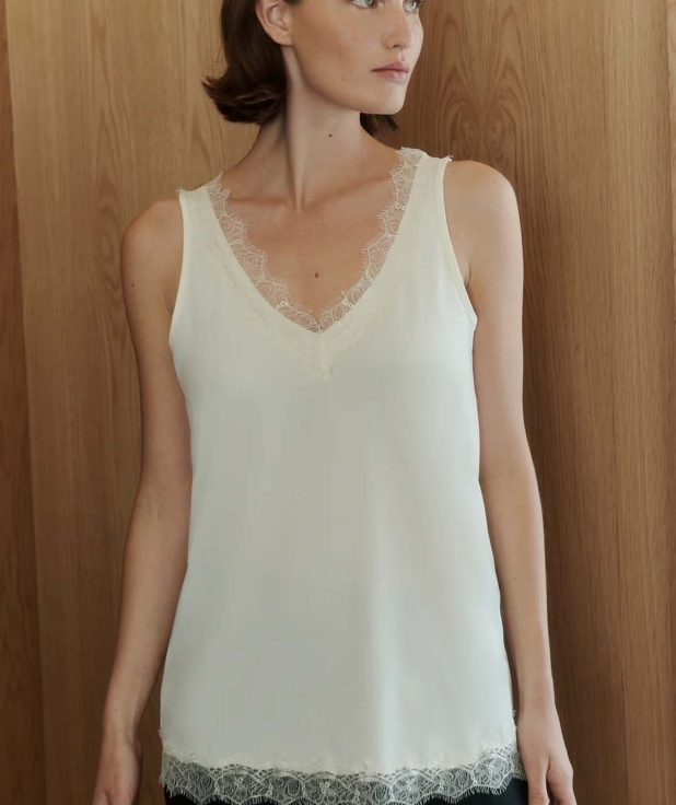 Top Billie Ivory Rosemunde