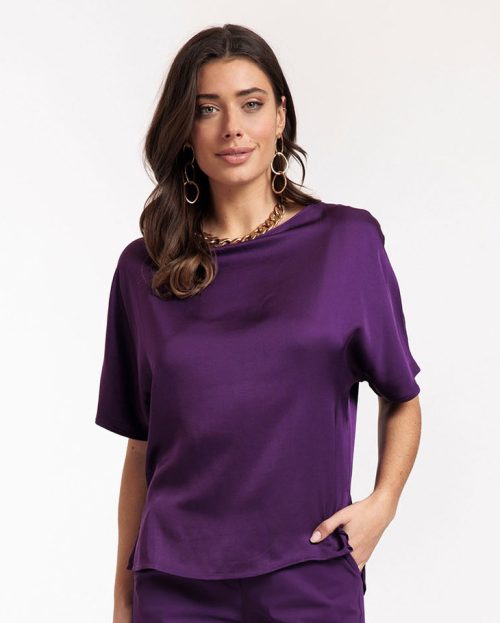 Top Luxx Satin Studio Anneloes paars