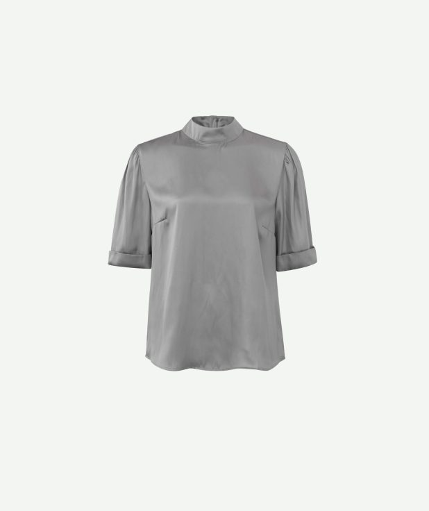 Top Satin Grey Yaya