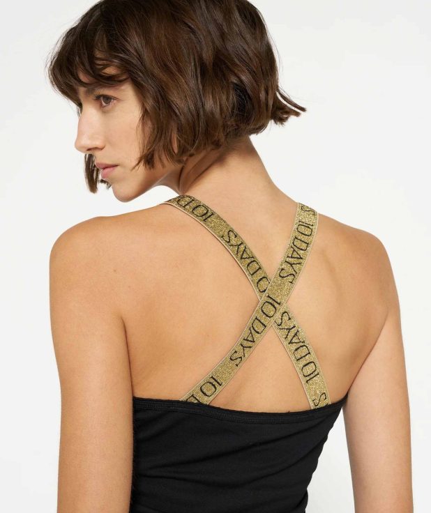 Top Wrapper Lurex Black 10Days goud