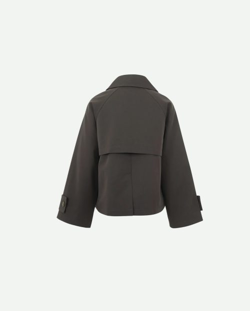 Trenchcoat Jimberly Grey With Black 1