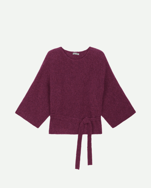 Trui Aubergine No Man's Land
