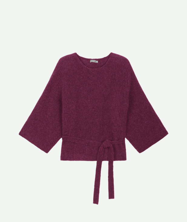 Trui Aubergine No Man's Land