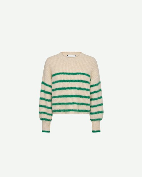 Trui Coralie Stripe Co'Couture groen