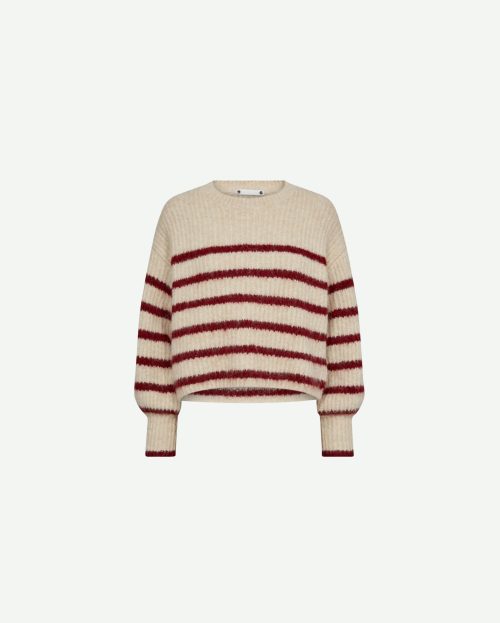 Trui Coralie Stripe Co'Couture rood