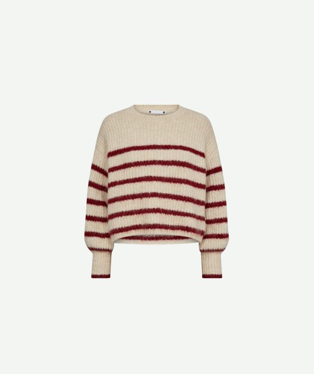 Trui Coralie Stripe Co'Couture rood
