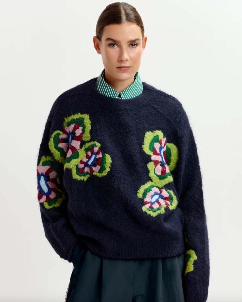 Trui Impossible Essentiel Antwerp blauw