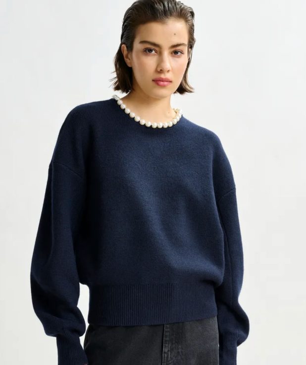 Trui Inti Pearl Essentiel Antwerp blauw
