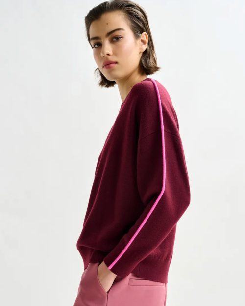 Trui Iruby Bordeaux Essentiel Antwerp rood roze