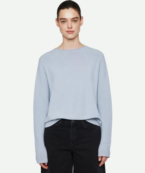 Trui Maila Blue Drykorn zen blauw