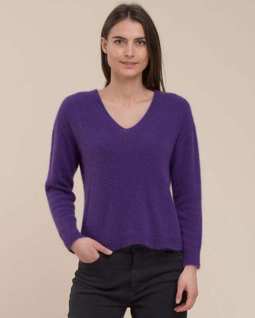 Sweater Rabia La Fee Maraboutee paars