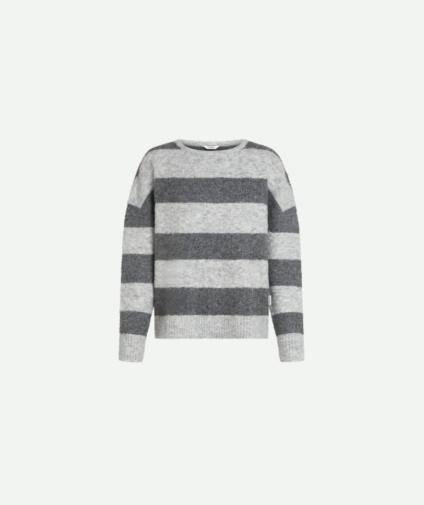 Trui Stripe Light Grey Penn&Ink