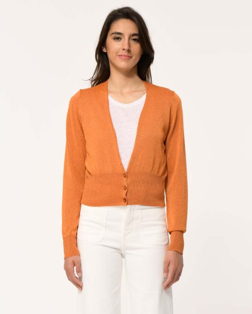 Vest Folio La Fee Maraboutee oranje glitter