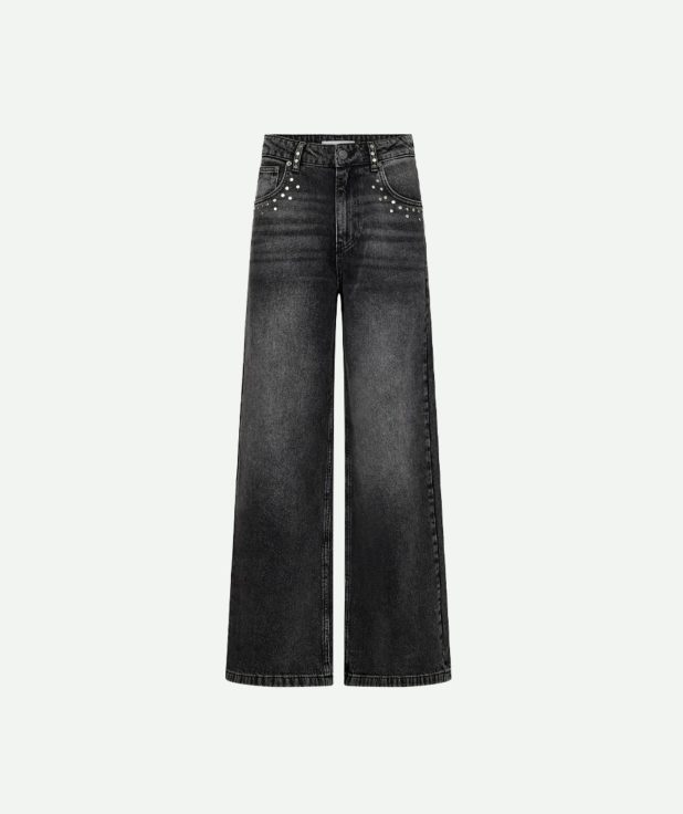 Jeans Vicky Studs Co'Couture grijs denim
