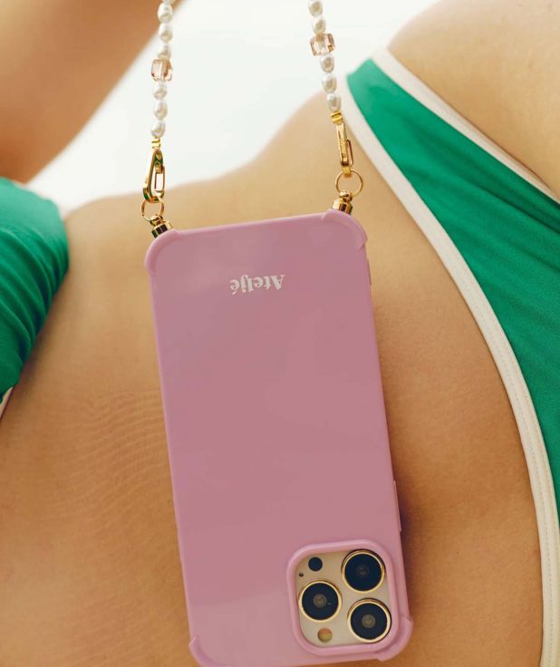 Iphone Case Vintage Pink Ateljé roze