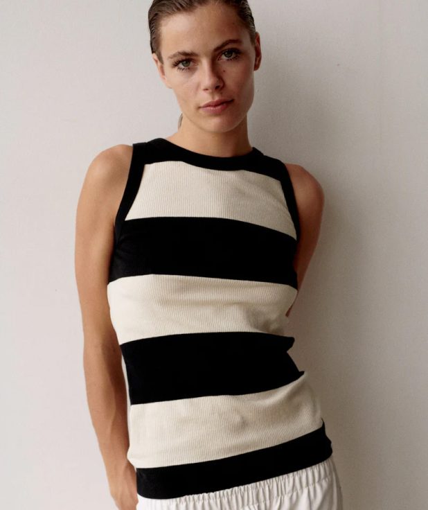 W24F1525 Top Stripe Vanilla Penn&Ink1