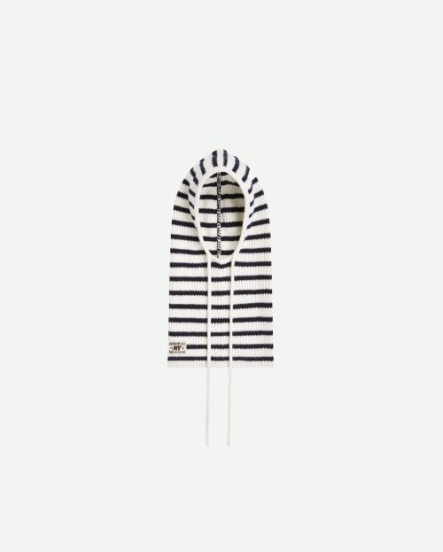 Balaclava Stripe Ecru Penn&Ink navy