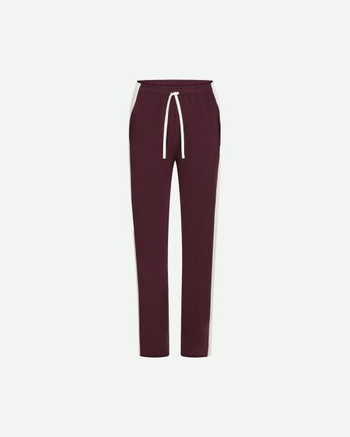 Jogger trousers stripe aubergine penn&ink