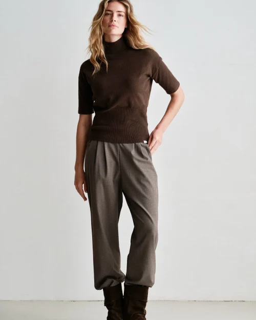 Broek Check Brown Penn&Ink