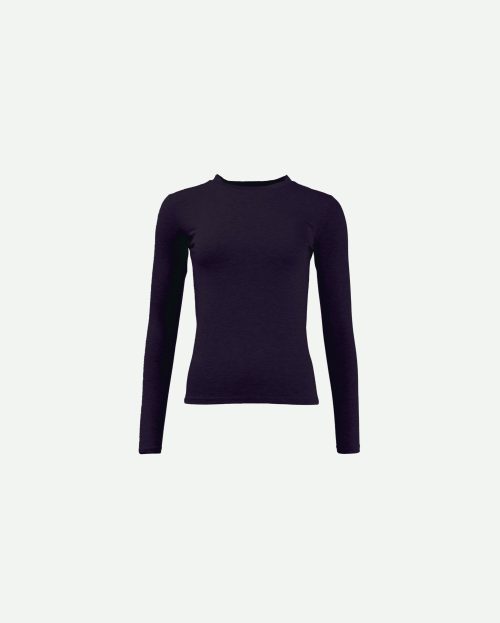 Longsleeve Josefine Eclipse With Black blauw