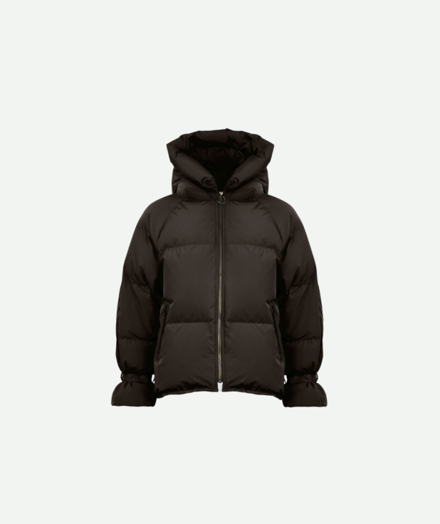 winterjas bruin With Black