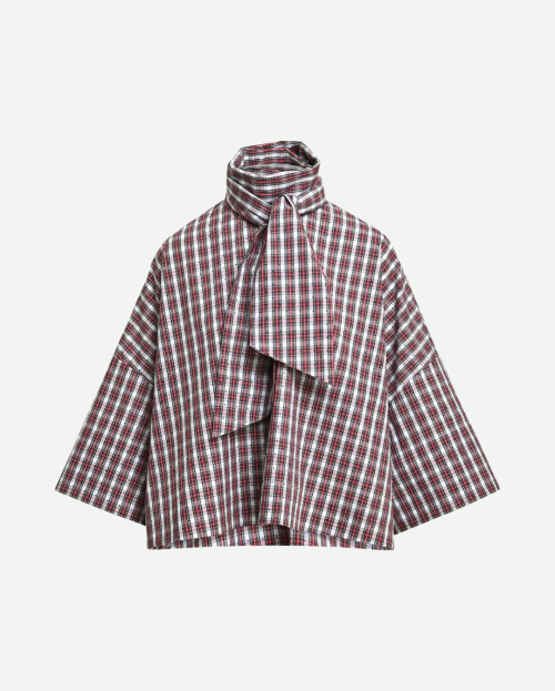 Geruite blouse Kefir