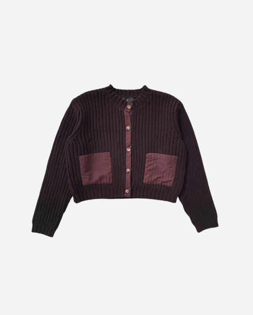 Vest Rood/Wine With Black
