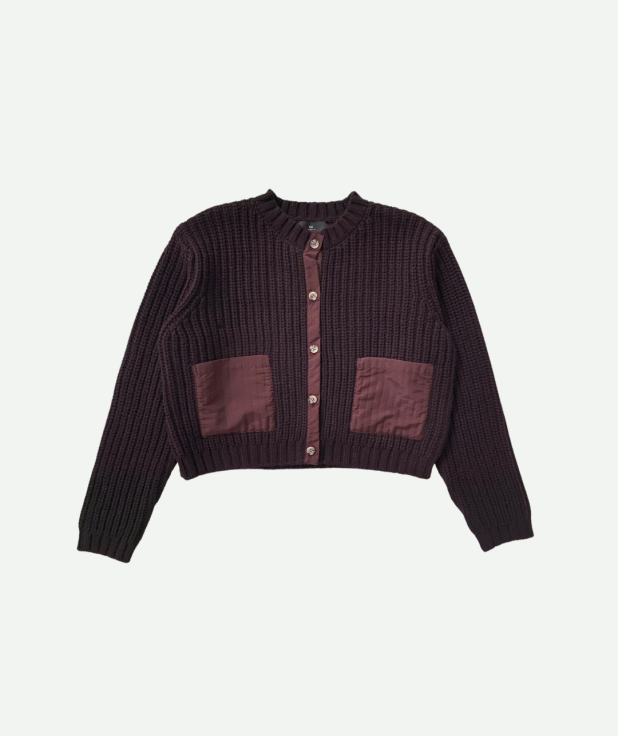 Vest Rood/Wine With Black