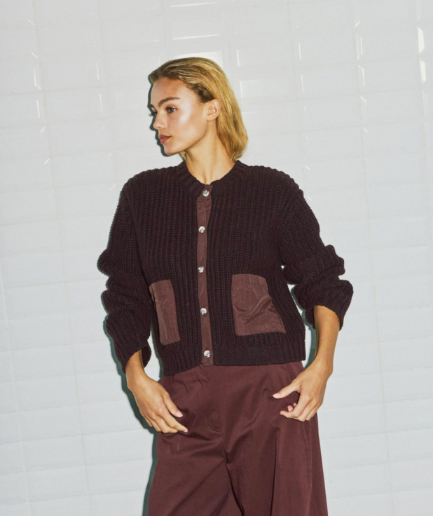 Vest Rood/Wine With Black