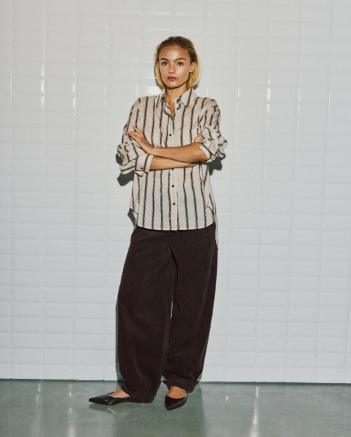 Blouse japanese pearl stripe Rhianna