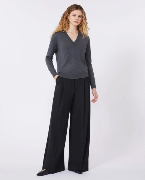 Pantalon Asta Blue Max Mara Weekend donkerblauw