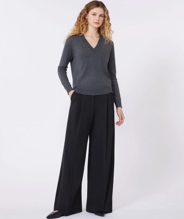 Pantalon Asta Blue Max Mara Weekend donkerblauw