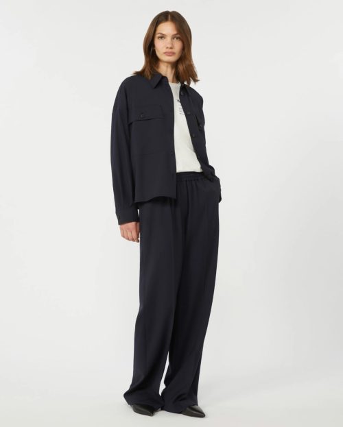 Pantalon Mallo Navy Max Mara Weekend blauw