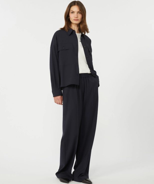 Pantalon Mallo Navy Max Mara Weekend blauw