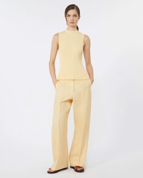 Pantalon Malizia Max Mara Weekend geel